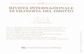 U: RIVISTA INTERNAZIONALE DI FILOSOFIA DEL DIRITIO