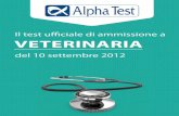 Test Veterinaria 2012