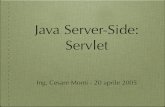 Java Serv er-Side: Servlet - LIA