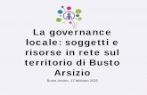 La governance locale: soggetti e risorse in rete sul ...