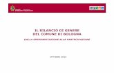 BILANCIO DI GENERE DOCUMENTO 2013x