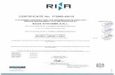 Certificate ISO 20000-1 2018-2019