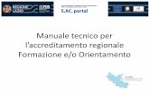 Manuale tecnico per - Regione Lazio