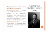 crisi NATSUME dell’uomomoderno SŌSEKI (1867- 1916)