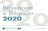 Relazione e Bilancio 2020 - cassaruralefvg.it
