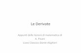 Le#Derivate# - Open Dante