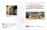 Recuperació i restauració de I'església de Santa Maria de ...