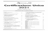 genzia ntrate Certificazione Unica 2021