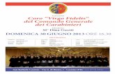 Concerto Coro “Virgo Fidelis” del Comando Generale dei ...