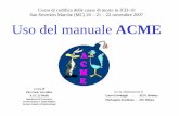 Uso del manuale ACME - SER Veneto