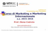 Lezione 12 Il marketing mix: il prodotto Corso di ...