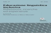 EDUCAZIONE LINGUISTICA Educazione linguistica inclusiva ...