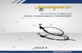 CLUTCH CABLES CAVI COMANDO FRIZIONE