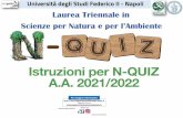 Istruzioni per N-QUIZ A.A. 2021/2022