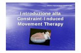 Introduzione alla Constraint-Induced Movement Therapy
