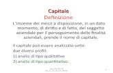 Capitale Deﬁnizione - Unical
