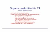 Superconduttività II - ISHTAR
