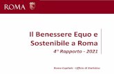Il Benessere Equo e Sostenibile a Roma