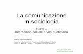 La comunicazione in sociologia
