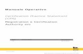 Certification Practice Statement (CPS) Registration e ...