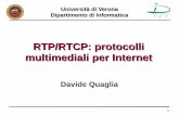 RTP/RTCP: protocolli multimediali per Internet