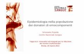 Epidemiologia nella popolazione dei donatori di emocomponenti