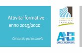 Attivita’ formative anno 2019/2020