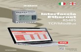 Interfaccia Ethernet RS485 TCP /ModBus