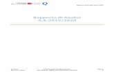 Rapporto di Analisi A.A. 2019/2020 - Unical