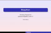 Biopython - UniTrento