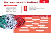 Do you speak Italian? 1