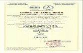 CHUNG . ~ ~ Certificate ofAccreditation ~