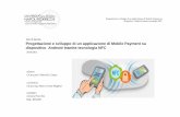 Progettazione e sviluppo di un applicazione di Mobile ...
