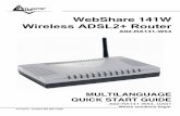 WebShare 141W Wireless ADSL2+ Router