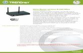 Home Router wireless N 300 Mbps TEW-632BRP(A1.1R) Caratteristiche