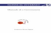 NONNI SU INTERNET Manuale di e-Government