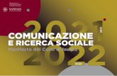 DIPARTIMENTO DI COMUNICAZIONE E RICERCA SOCIALE 2021
