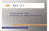 Informe de Poltica Monetaria - Banco Central del Uruguay