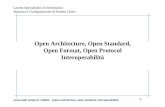 Open Architecture, Open Standard, Open Format, Open Protocol