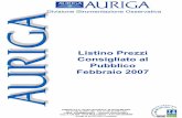 Listino Prezzi Consigliato al Pubblico Febbraio 2007