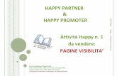 HAPPY PARTNER HAPPY PROMOTER da vendere: PAGINE VISIBILITAâ€™
