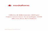 Offerta di Riferimento 2019 per - Vodafone