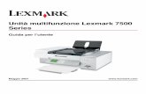 Unità multifunzione Lexmark 7500 Series
