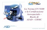 La Norma EN 9100 e la Certificazione Aerospaziale - Ruolo ...