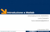 Introduzione a Matlab - polimi.it