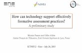 How can technology support effectively formative ...