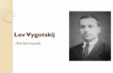 Lev Vygotskij - Università degli studi di Macerata