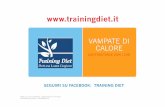 VAMPATE DI CALORE - Training Diet