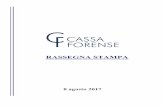 RASSEGNA STAMPA - Cassa Forense