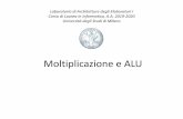 Moltiplicazione e ALU - unimi.it